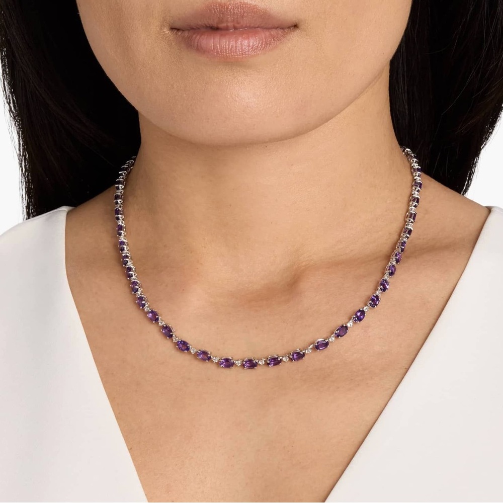 Blue Nile Amethyst necklace